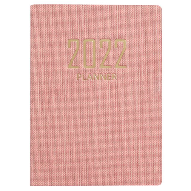 Bangcool 2022 Daily Planner A7 Faux Leather Pocket Appointment Book Schedule Notebook