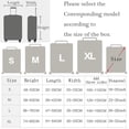 thumbnail image 3 of World Map Design Luggage Protective Cover Travel Suitcase Cover Elastic Dust Cases For 18 to 32 Inches Travel Accessories 1 L, 3 of 5