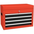 thumbnail image 1 of DURHAND 4-Drawer Tool Box Lockable Steel Tool Chest with Latch and Keys, 1 of 9