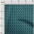 thumbnail image 1 of oneOone Silk Tabby Fabric Greek Key Geometric Print Fabric By Yard 42 Inches Wide, 1 of 4
