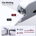 thumbnail image 2 of Automatic Electric Stapler 20-sheet Capacity with Extra Staple Storage, Non-slip Desktop Office Stapler, Less Effort, Suitable for Home Office School Supplies, USB and Battery Powered, 2 of 8