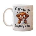thumbnail image 4 of Ceramic Cow Graphic Mug With \, 4 of 5