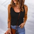 thumbnail image 1 of Liquidation d'Économies! Débardeur d'Été pour Femmes BEFOKA, Débardeur Décontracté pour Femmes, Débardeur Ajusté Sans Manches à Col Rond Confortable en Tricot Uni pour Femmes, 1 of 5