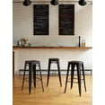 thumbnail image 3 of OSP Designs Bristow 30" Antique Black Metal Barstool, 3 of 4