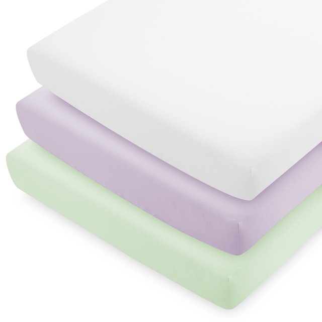Bare Home Drap-Housse pour Berceau en Microfibre Ultra-Douce