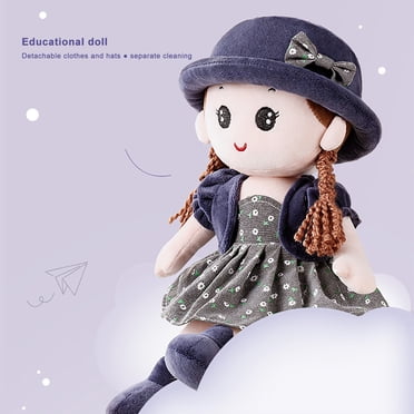 RKSTN Plush Toys Baby Girls Soft Doll Cute Cuddly Stuffed Toy Girl Decoration Companion Toys Doll Stuffed Plush Toys