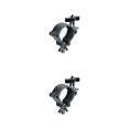 thumbnail image 3 of tamizeot Versatile Lighting Hook Mount for Club Exhibition Event Alloy Wrap Around Clamp Black T master 2Set, 3 of 6