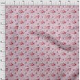 thumbnail image 4 of oneOone Polyester Spandex Light Pink Fabric Florals Sewing Material Print Fabric By The Yard 56 Inch Wide, 4 of 4
