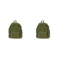 thumbnail image 3 of Ruiboury Unisex Backpack With Adjustable Straps And Stylish Durable Cloth School Backpack School Bag Book Bag Comfortable olive 2Set, 3 of 6