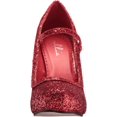 thumbnail image 2 of Ellie Shoe E-423-CANDY 4 Pouces Paillettes Mary Jane avec Plateforme Dissimulée de 1 Pouces. 8 / Rouge, 2 of 8