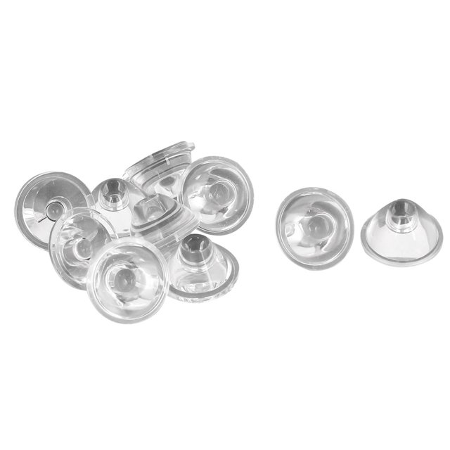 Unique Bargains 10pcs 20mm Transparent Haute Puissance Lentille LED Réflecteur Collimateur 8 Degrés