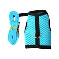 thumbnail image 1 of Wweixi Wide Application Small Pet Harness Fashionable And Cute Breathable Light Blue M, 1 of 1