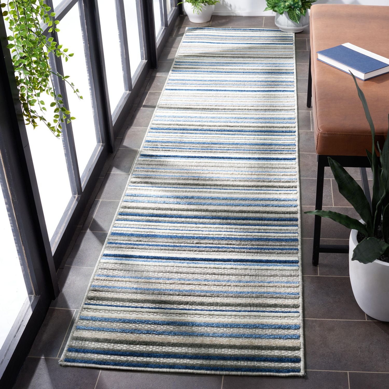 Safavieh Cabana Siomha Tapis Rayé Extérieur