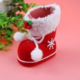thumbnail image 1 of Iumwxz Pot à Bonbons en Forme de Botte Rouge avec Porte-Stylo Suspendu pour la Saint-Valentin Décorations de Fête de Pâques Ou de Printemps Conteneur de Rangement pour Décoration de Bonbons et Collations 15x13x6cm, 1 of 6