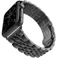thumbnail image 3 of DAMAIE Compatible With Apple Watch Strap, Strong Stainless Steel Metal Replacement Strap Bracelet, Suitable For Apple Watch3 (Ls 38mm Black), 3 of 4