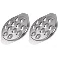 thumbnail image 4 of 2 Pcs Assiette à Escargots en Acier Inoxydable Assiette à Escargots Plateau de Cuisson Conque Gadget de Cuisine, 4 of 9