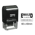 thumbnail image 1 of Printtoo Self Inking Dater Stamp With Emailed & Custom Text Line Date Rubber Stamp Office Stationery-Black, 1 of 1