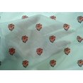 thumbnail image 4 of oneOone Cotton Silk Fabric Floral Block Printed Craft Fabric BTY 42 Inch Wide, 4 of 4