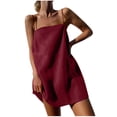 thumbnail image 2 of FcBaudy Robe Sans Manches à Encolure Carrée, Robes pour Femmes, Robes d'Été pour Femmes Mode Femmes Été Décontractée Unie avec Poches Camis Sans Manches Robe Mini Robe Femme, 2 of 6