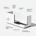 thumbnail image 3 of Veradek Block Series Long Box Large Plastic Planter - White, 3 of 11