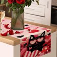 thumbnail image 4 of Boovnll Valentines Day Table Runner, 13x71" Valentine's Day Printing Table Runner, Valentines Table Runner for Holiday Kitchen Dining Table, Party Decor, Valentines Day Decorations, 4 of 7