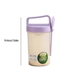 thumbnail image 3 of Birdeem Cold Breakfast Cereals,Portable Cereal Cup,Overnight Oatmeal Breakfast Cup Cold Sealed Cup Portable Salad Cup with Spoon Yogurt Cup Cereal Cup Travel Cup, 3 of 6