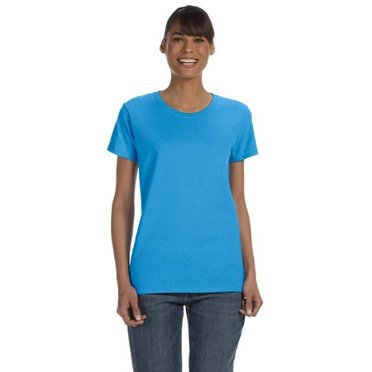 Gildan T-Shirt pour Dames en Coton Épaisâ„¢ 8,8 Oz./verge Lin.
