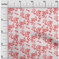 thumbnail image 2 of oneOone Tissu Velours Rouge à Fleurs Tissu pour Robe Tissu Imprimé au Mètre 58 Pouces de Large, 2 of 4