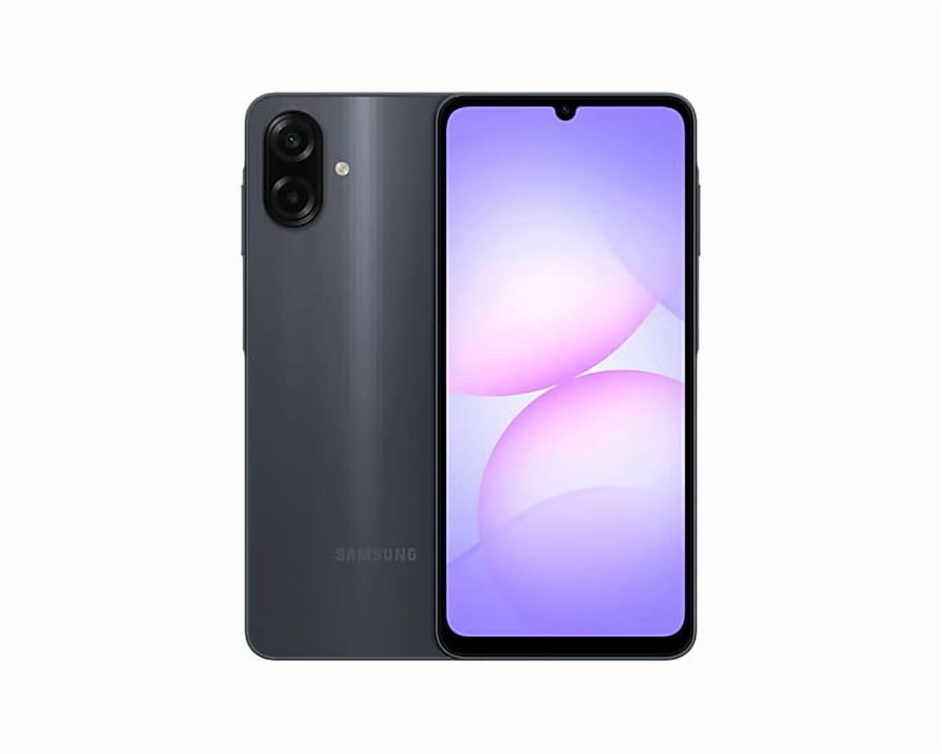 Samsung Galaxy A07 6.7” Display | 4GB RAM + 64GB ROM | Dual SIM | Memory Card Slot| with FaceID + Fingerprint Lock (SM-A075F/DS) – Black