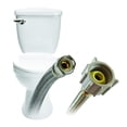 thumbnail image 5 of Fluidmaster B1T16 Toilet Connector, Braided Stainless Steel - 3/8 Female Compression Thread x 7/8 Female Ballcock Thread, 16-Inch Length, 5 of 5