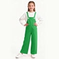 thumbnail image 4 of Children's Solid Color Pocket Jumpsuit, Mid Size Casual Overalls for Adults, Comfortable and Versatile, 4 of 8