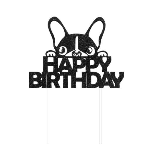 fastboy Happy Birthday Dog Pet Cake Plaque