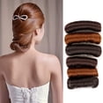 thumbnail image 1 of Wig Cushion Stable Comfortable High Temperature Fiber Insert Comb Invisible Fluffy Hair Pad for Female, 1 of 8
