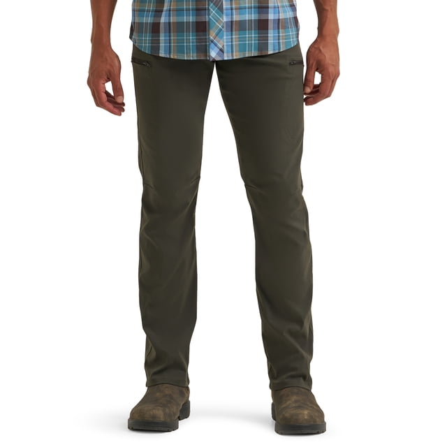 Wrangler® Men's Outdoor Zip Cargo Pant, Green