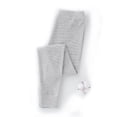 thumbnail image 2 of MIASHUI Girls Leggings Pantalon Long Confortable et Extensible, Collant Doux à Imprimé Rayé, Gris Pâle, 11-12 Ans, 2 of 4