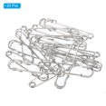 thumbnail image 3 of Uxcell Safety Pins 2.95 inch Large Metal Sewing Pins Silver Tone 20Pcs, 3 of 5