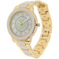 thumbnail image 2 of Montre Bracelet Femme Dorée et Blanche, 2 of 2