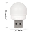 thumbnail image 3 of Lampe de Nuit LED USB Portable Protection des Yeux Lampe d'Urgence / Alimentation Mobile USB pour Lecture, Sommeil, Travail / 5V 1W Économie d'Énergie / Blanc Froid & Blanc Chaud / 1 Pack Chacun / 25x37mm, 3 of 5