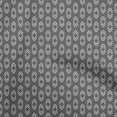 thumbnail image 1 of oneOone Georgette Viscose Gray Fabric Asian Ikat Sewing Craft Projects Fabric Prints By Yard 42 Inch Wide, 1 of 4