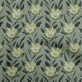thumbnail image 1 of oneOone Tissu Popeline de Coton Vert Floral Rétro Matériel de Robe Tissu Imprimé Tissu au Mètre 56 Pouces de Large, 1 of 5