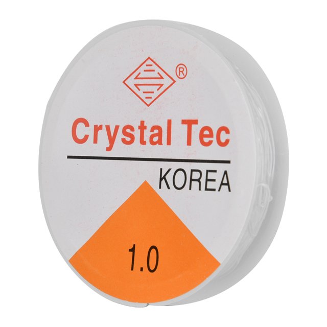 TOPINCN 10 Rouleaux Fil Élastique Cristal Transparent Extensible pour Fabrication de Bijoux 0,4-1 mm