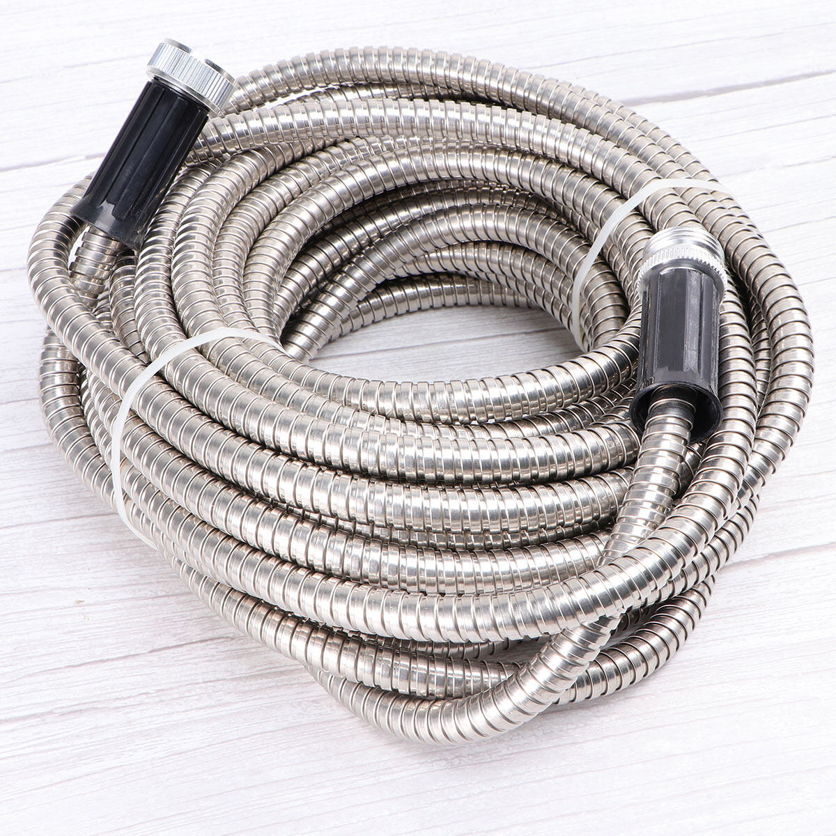 OUNONA Silver Expandable Hose Pipe Heavy Duty Garden Hose for Gardeners 1Set