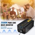 thumbnail image 2 of VEVOR Pure Sine Wave Inverter Power Inverter 3500W DC12V to AC120V Inverter LCD, 2 of 9
