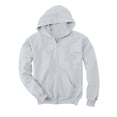 thumbnail image 1 of Hanes Comfortblend EcoSmart Kids` Full-Zip Hoodie Sweatshirt, XS, Ash, 1 of 2