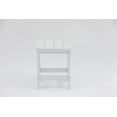 thumbnail image 4 of Tanfly White Side Table – 100% Weather Resistant Polycarbonate, UV Protected, Indoor and Outdoor Use, 4 of 4