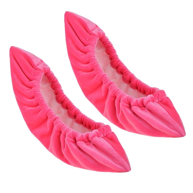 Ice Hockey Figure Skate Terry Covers Guards - Pink, M