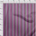 thumbnail image 3 of oneOone Velvet Fuschia Pink Fabric Stripes Sewing Material Print Fabric By The Yard 58 Inch Wide, 3 of 4