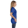 thumbnail image 4 of Hanes Womens Nano-T V-Neck T-Shirt, S, Deep Royal, 4 of 4