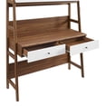 thumbnail image 3 of Modway Bixby Office Desk in Walnut White, 3 of 7