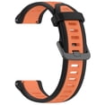 thumbnail image 4 of KOMI Applique Garmin Forerunner165 Sangle en silicone 20 mm Sangle à texture Bicolore 22 mm Sangle Officielle, 4 of 5